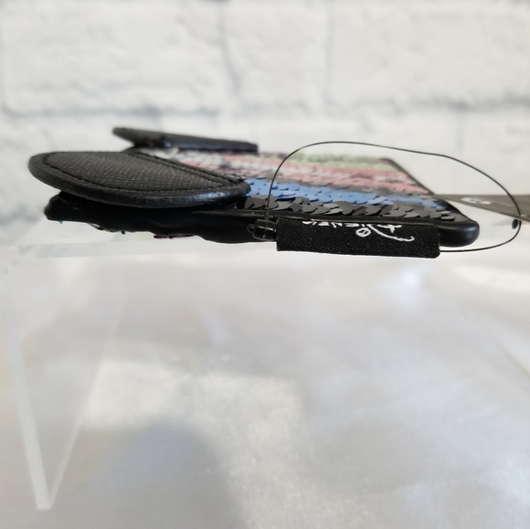 Loungefly Minnie Mouse Sequin Colorful Disney Card Holder Wallet New Limited - Picture 10 of 16